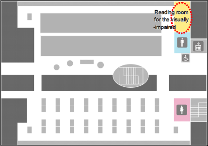 Reading room for the visually-impaired