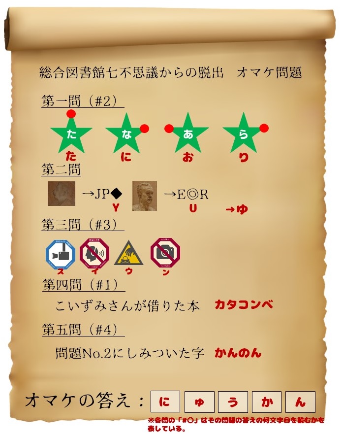 オマケ問題の答え