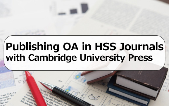 Publishing OA in HSS Journals with Cambridge University Press
