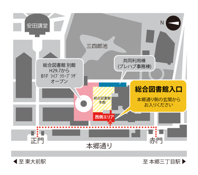 2017年5月以降の入り口地図