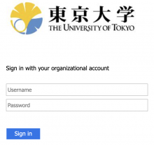 UTokyo Account