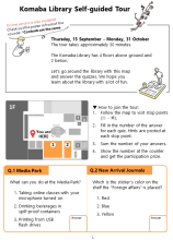 Self-guided tour map